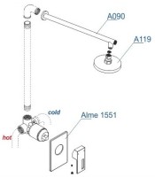 Душевой комплект Wasserkraft A12119