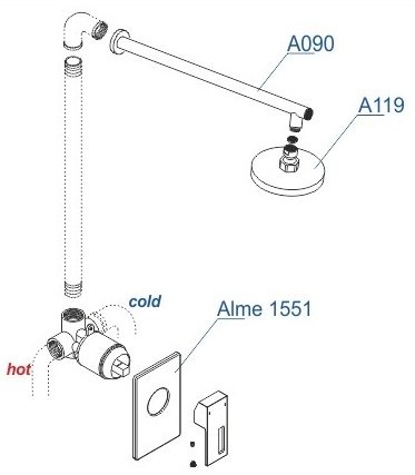 Душевой комплект Wasserkraft A12119