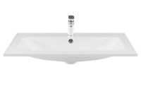 Тумба с раковиной Aquanet Арт 90 подвесная, маренго