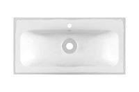 Тумба с раковиной Aquanet Арт 90 подвесная, маренго