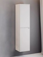 Шкаф-пенал для ванной Comforty Мадрид 40 подвесной, серый шелк