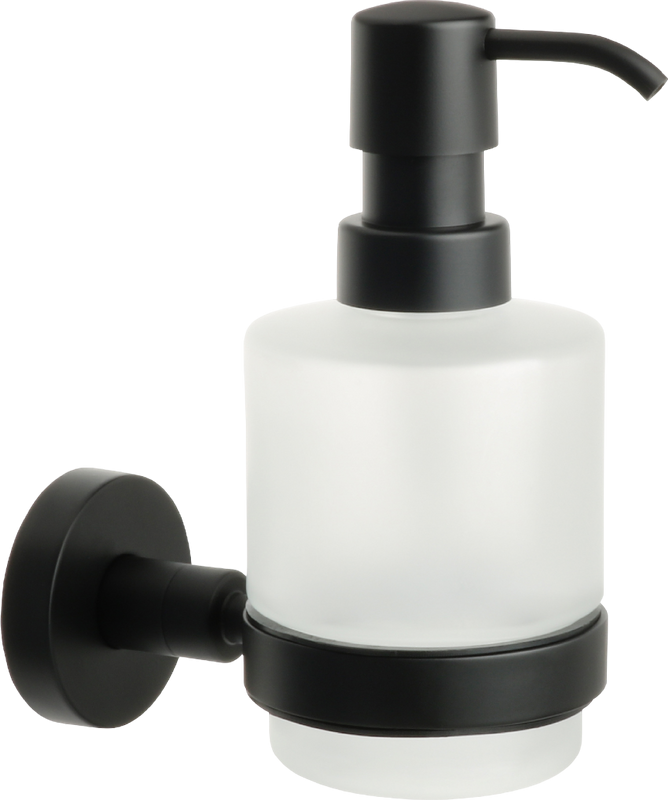 Набор Стакан Fixsen Comfort Black 86006 + Дозатор 86012