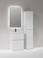 Тумба с раковиной Sancos Folk Floor 60 напольная, bianco, раковина CN7011