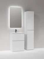 Тумба с раковиной Sancos Folk Floor 60 напольная, bianco, раковина CN7011