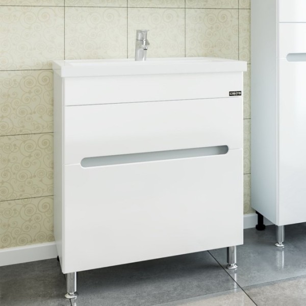 Тумба под раковину СаНта Лондон 70 напольная, 2 ящика