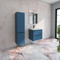 Тумба с раковиной Caprigo Forte 65 подвесная, бриллиантово-синий