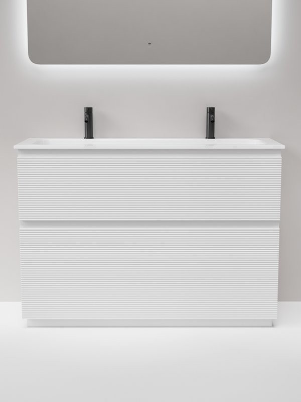 Тумба с раковиной Sancos Folk Floor 120 напольная, bianco, раковина CN7016