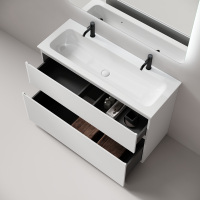 Тумба с раковиной Sancos Folk Floor 120 напольная, bianco, раковина CN7016