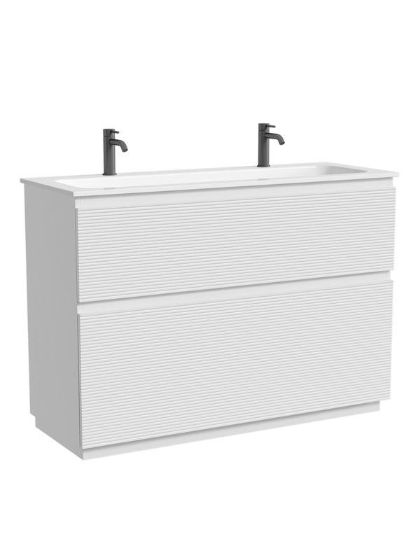 Тумба с раковиной Sancos Folk Floor 120 напольная, bianco, раковина CN7016