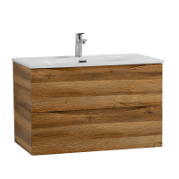 Тумба с раковиной BelBagno Marino-cer-n 80 подвесная, rovere rustico