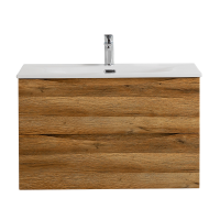 Тумба с раковиной BelBagno Marino-cer-n 80 подвесная, rovere rustico