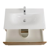 Тумба с раковиной BelBagno Marino-cer-n 80 подвесная, rovere rustico