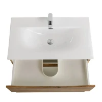Тумба с раковиной BelBagno Marino-cer-n 80 подвесная, rovere rustico