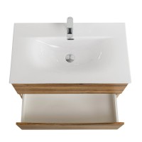 Тумба с раковиной BelBagno Marino-cer-n 80 подвесная, rovere rustico