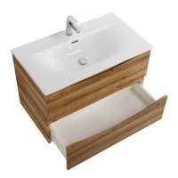Тумба с раковиной BelBagno Marino-cer-n 80 подвесная, rovere rustico