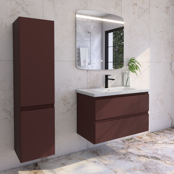 Мебель для ванной комнаты Caprigo Forte 90 подвесная, шоколад