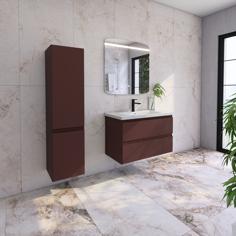 Мебель для ванной комнаты Caprigo Forte 90 подвесная, шоколад