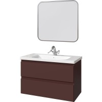 Мебель для ванной комнаты Caprigo Forte 90 подвесная, шоколад
