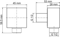 Шланговое подключение Wasserkraft A221