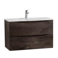 Тумба с раковиной BelBagno Marino-cer-mini 70 подвесная, rovere nature grigio