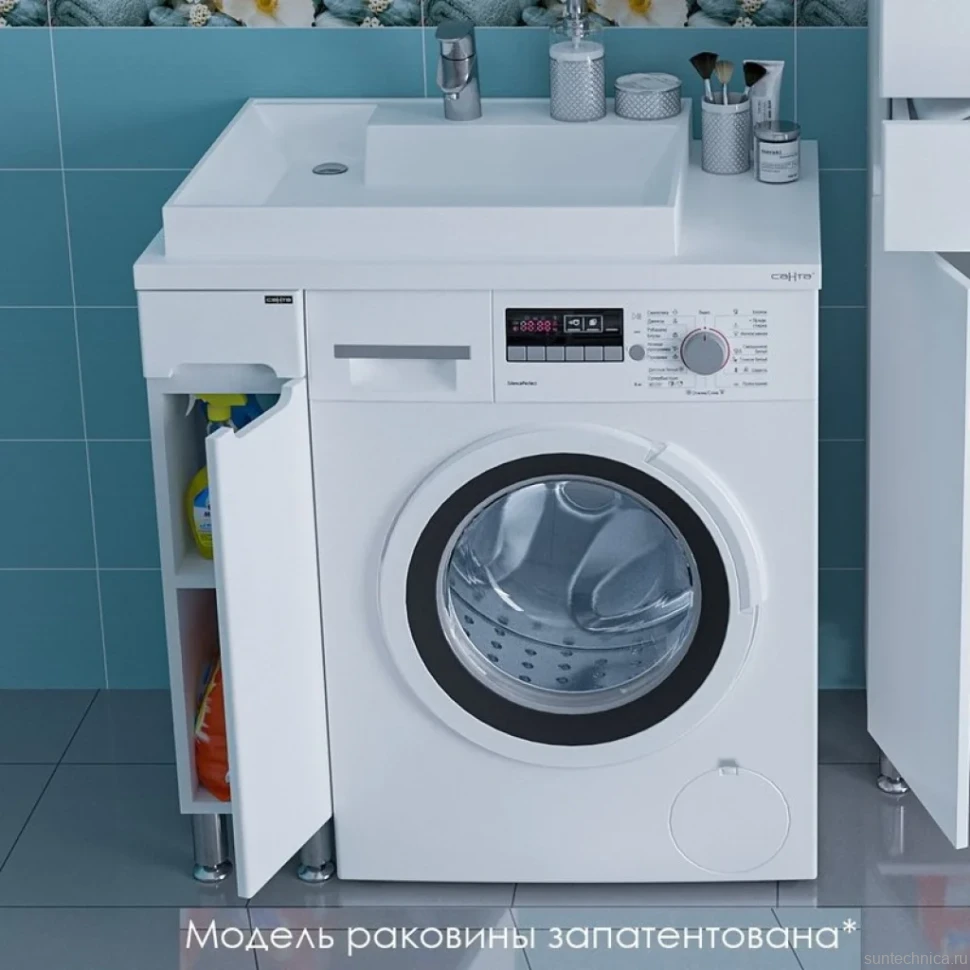 Тумба с раковиной СаНта Лондон 19 L напольная