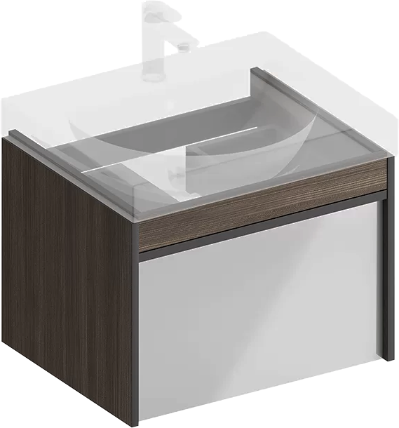 Тумба под раковину KERAMA MARAZZI Modula 60 подвесная, арабика