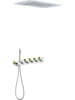 Душевой комплект Timo Saona SX-2319/00SM С ВНУТРЕННЕЙ ЧАСТЬЮ, с термостатом, хром