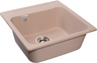 Комплект Мойка GranFest Quarz Z 48 песок + Смеситель MEGA Ege MG-PL10 хром