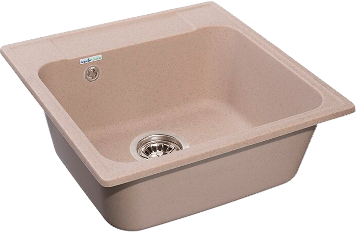 Комплект Мойка GranFest Quarz Z 48 песок + Смеситель MEGA Ege MG-PL10 хром