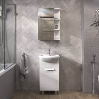 Мебель для ванной комнаты Vigo Hoska 45 1 дверца, белая