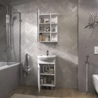 Мебель для ванной комнаты Vigo Hoska 45 1 дверца, белая