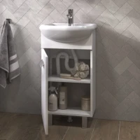 Мебель для ванной комнаты Vigo Hoska 45 1 дверца, белая