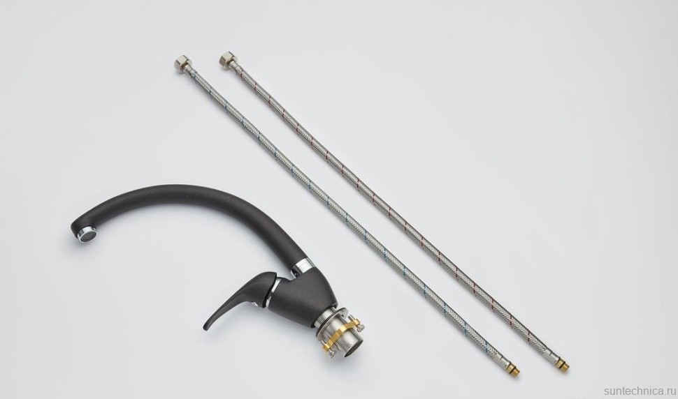 Смеситель для кухни Emar Quartz 3013 морион