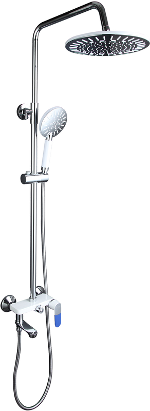 Душевая стойка Frap H34 F2434 хром, белая