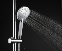 Душевая стойка Frap H34 F2434 хром, белая