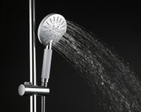 Душевая стойка Frap H34 F2434 хром, белая