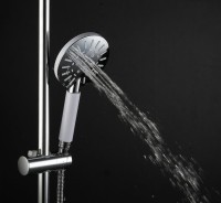 Душевая стойка Frap H34 F2434 хром, белая