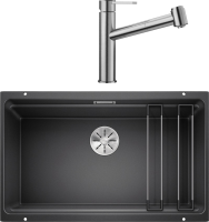 Комплект Мойка Blanco Etagon 700-U антрацит + Смеситель Ambis-S 523119 Комплект Мойка Blanco Etagon 700-U антрацит + Смеситель Ambis-S 523119