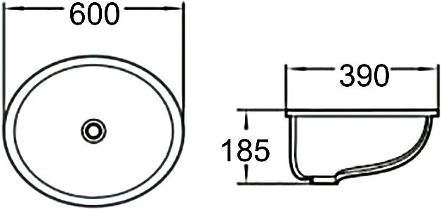 Раковина SantiLine SL-3002