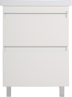 Тумба с раковиной ASB-Mebel Коста 60 ясень белый Тумба с раковиной ASB-Mebel Коста 60 ясень белый