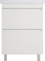Тумба с раковиной ASB-Mebel Коста 60 ясень белый