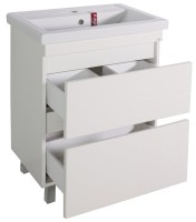 Тумба с раковиной ASB-Mebel Коста 60 ясень белый Тумба с раковиной ASB-Mebel Коста 60 ясень белый