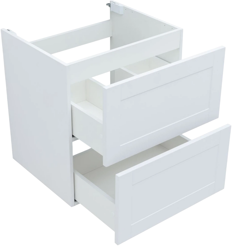 Тумба под раковину без столешницы Aquanet Терра 60 подвесная, белая матовая