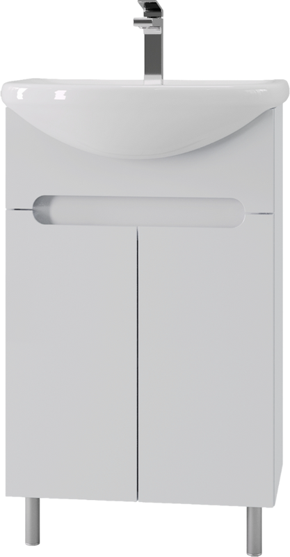 Тумба под раковину Orange Topline Rio 55 белый глянцевый