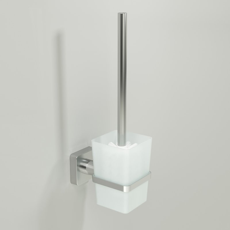 Ершик для унитаза Wasserkraft Rhin K-8727 никель