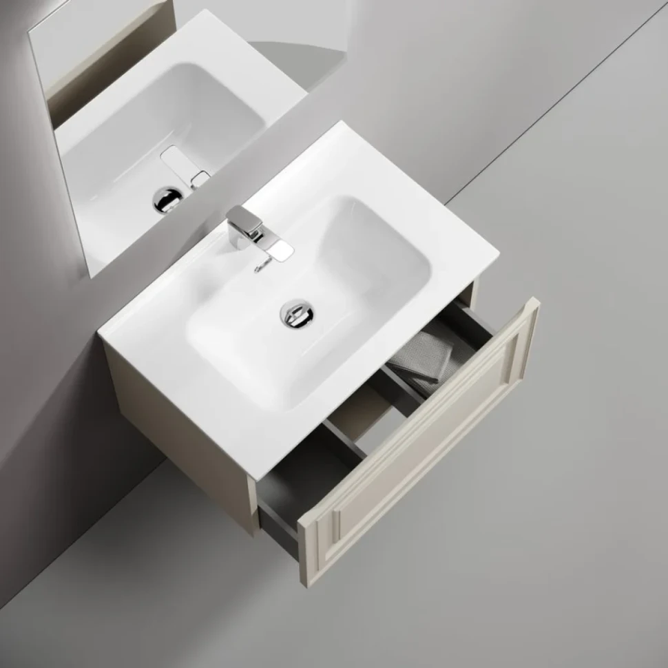 Тумба под раковину Sancos подвесная Very 70 Beige Soft VR70CE