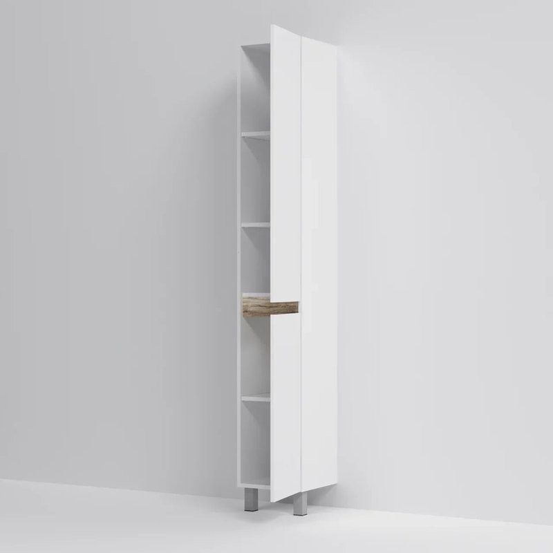 Шкаф-пенал для ванной AM.PM X-Joy 30 напольный, белый глянец