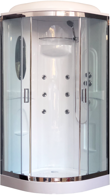 Душевая кабина Royal Bath HK RB90HK2-T-CH с низким поддоном