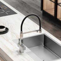 Смеситель для кухни Sancos Moro SC4006CH с гибким изливом, хром