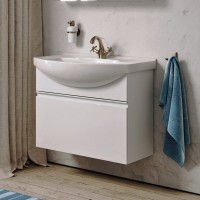 Тумба с раковиной Aqwella Rodos 85 белая Тумба с раковиной Aqwella Rodos 85 белая